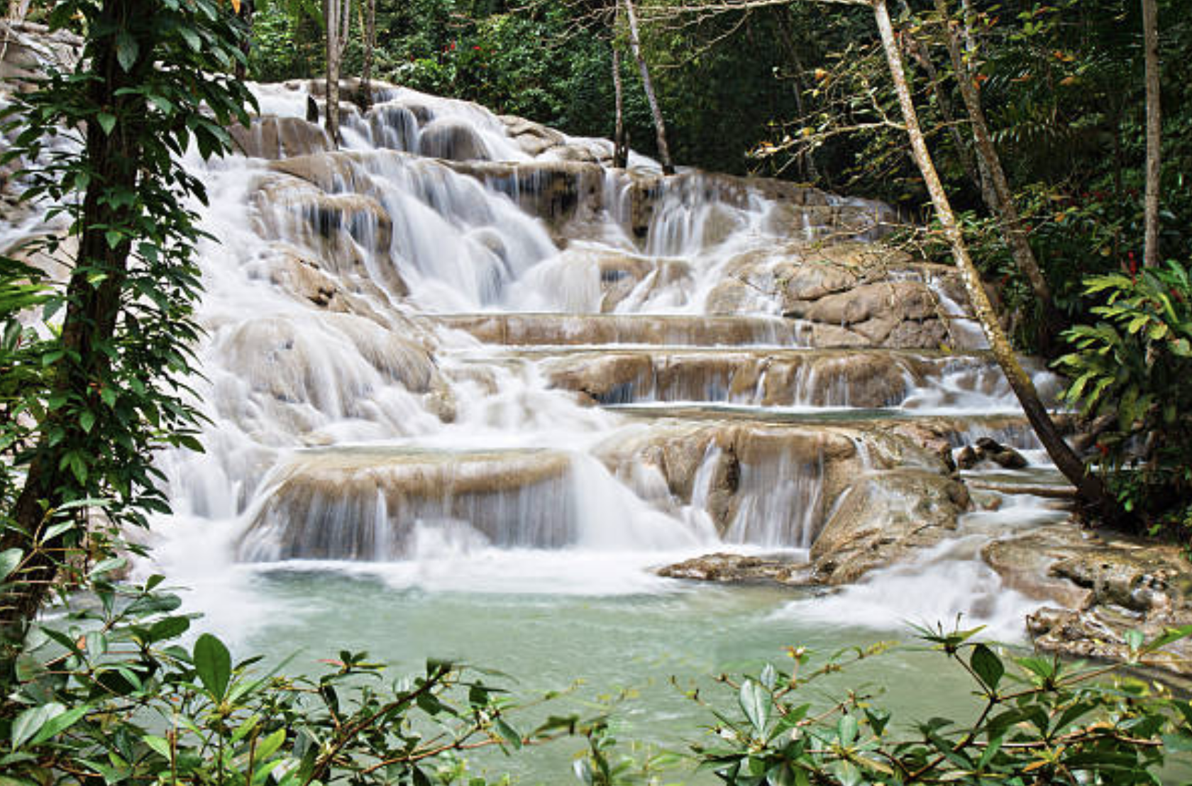 Dunn's River Falls in Ocho Rios Jamaica